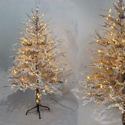 Yh2023 Manufacturers Wholesale Prelit Decoration Tree 120cm Lights Snowing Artificial Christmas Tree