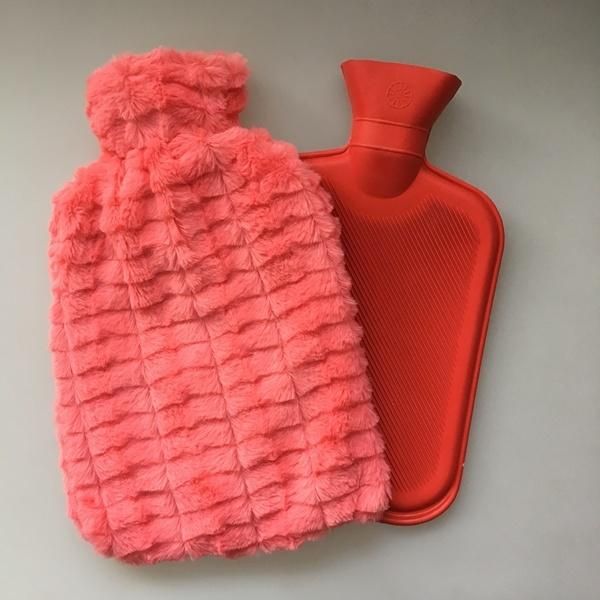 Sweet Pink Plush Cover for 2L BS Hot Water Bottle