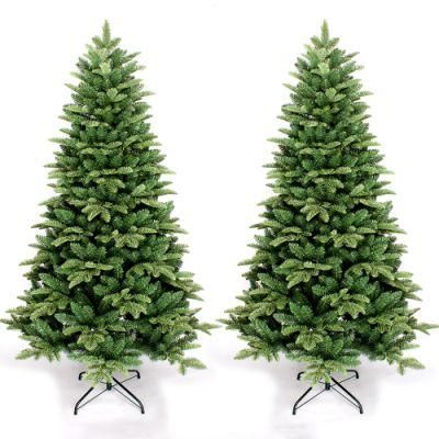Yh1905 High Quality PVC&amp; PVC Mixed Decorative 180cm Christmas Tree Artifical Handmade Xmas Tree