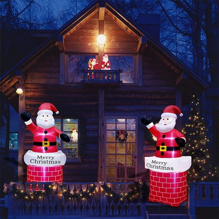 Inflatable Santa Claus for Christmas Decoration Santa Christmas Ornaments Other Christmas Decorations