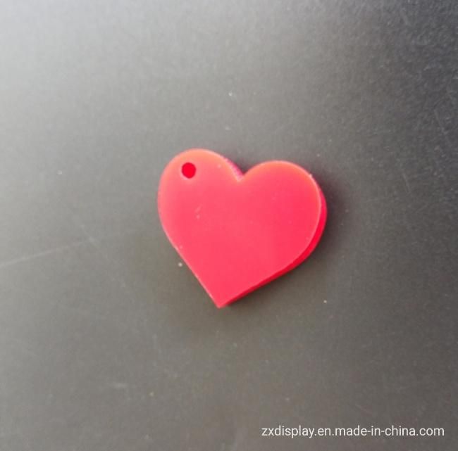 Custom Heart Shape Acrylic Pieces for Wedding Party Decoration