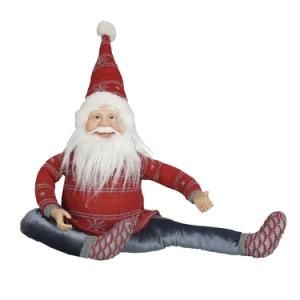 New Arrive 36 Cm High Fabric Yogo Santa Christmas Decoration for Home Decor and Gift