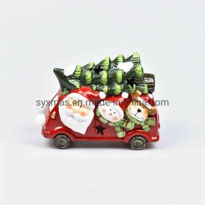 Christmas Ornaments, Santa Claus Christmas Tree Car Desktop Figurines