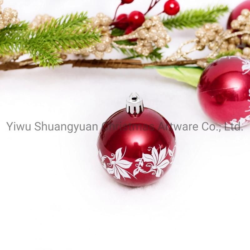 New Design Christmas Ball for Holiday Wedding Party Decoration Supplies Hook Ornament Craft Gifts