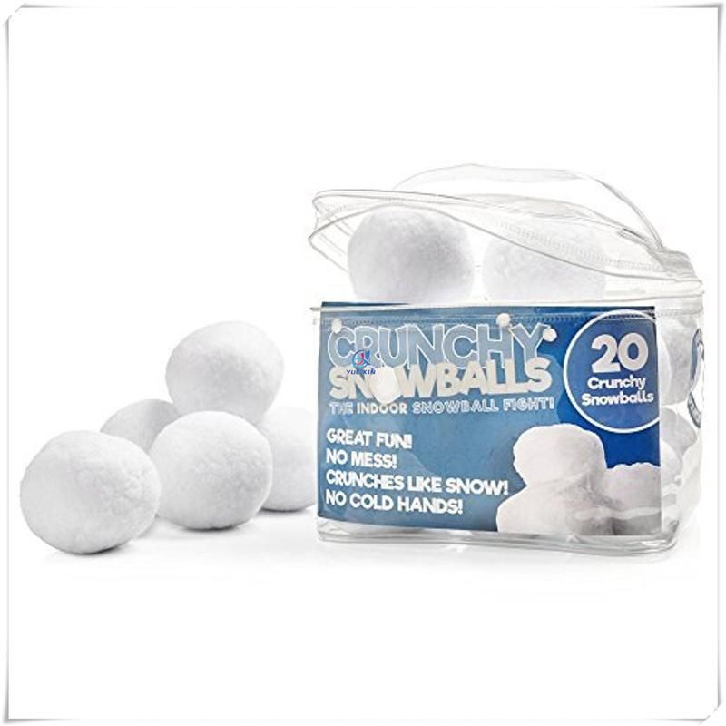 7cm Polypropylene Artificial Snowballs for Christmas Decoration