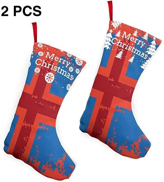 Custom Printing Polyester Christmas Stockings