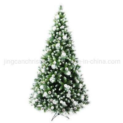 Artificial Pine Needle with Bubble Powder Mixed PVC Christmas Tree