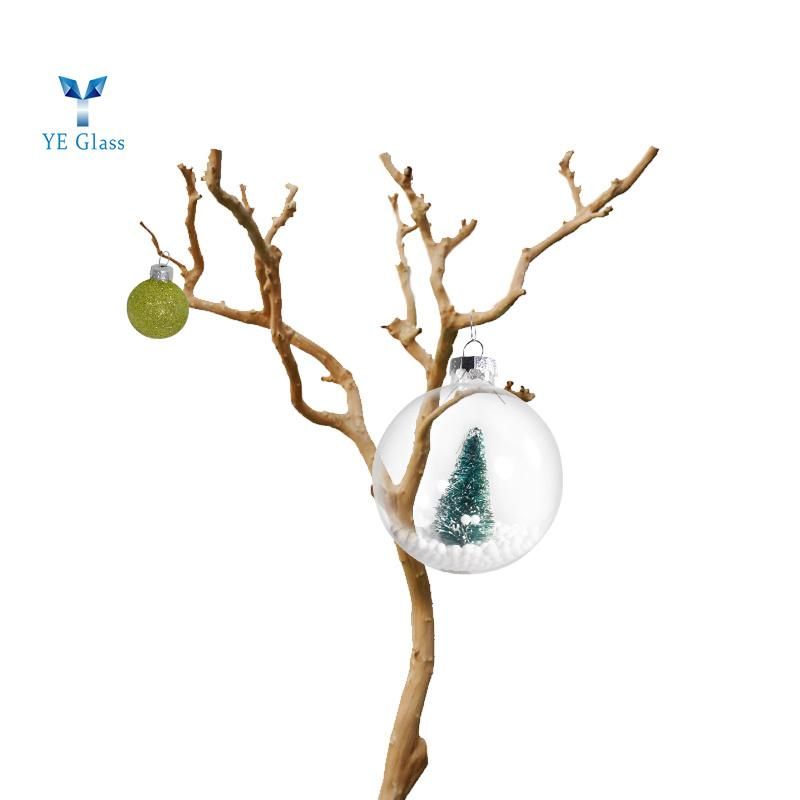 Factory Selling Christmas Ball Glass Hanging Ornaments