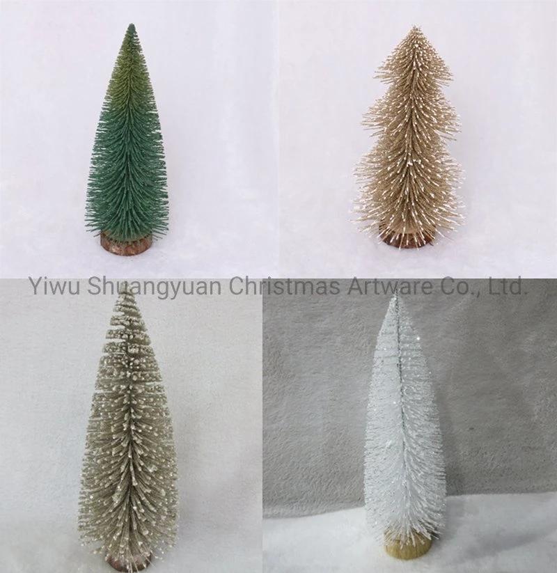 Christmas Mini Tree for Holiday Wedding Party Decoration Supplies Hook Ornament Craft Gifts
