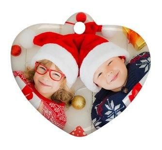 Hot Sell Sublimation Blank Ceramic Pendants Ornaments Christmas Decorations