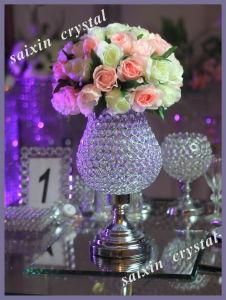 Wedding Decor Crystal Flower Vase