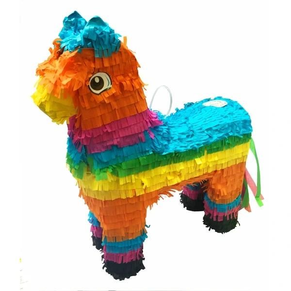 Rainbow Donkey Pinata Kids Children′ S Birthday Party Supplies Party Game Candy Props Beat-Pinata Parties Decoration