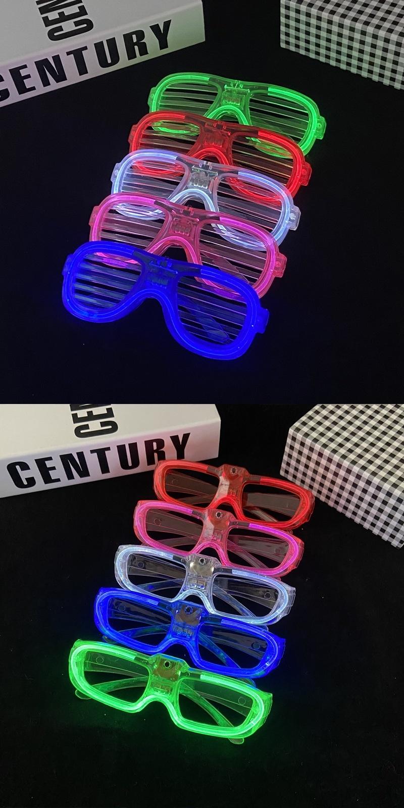 LED Light Glasses for Christmas Birthday Halloween Party Decoration