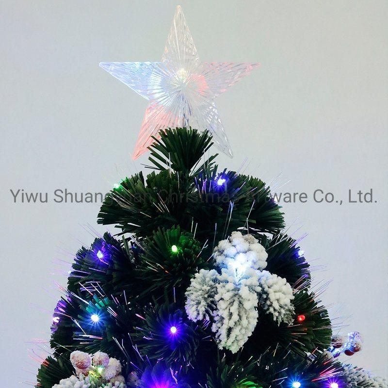 New Design High Quality 60cm Christmas Fiber Tree for Holiday Wedding Party Decoration Supplies Hook Ornament Craft Gifts