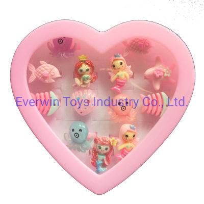 Beilinda Plastic Toy Doll Accessory Kids Gift Finger Rings