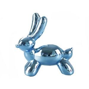 Ceramic Small Balloon design Rabbit Shape Easter Decoration