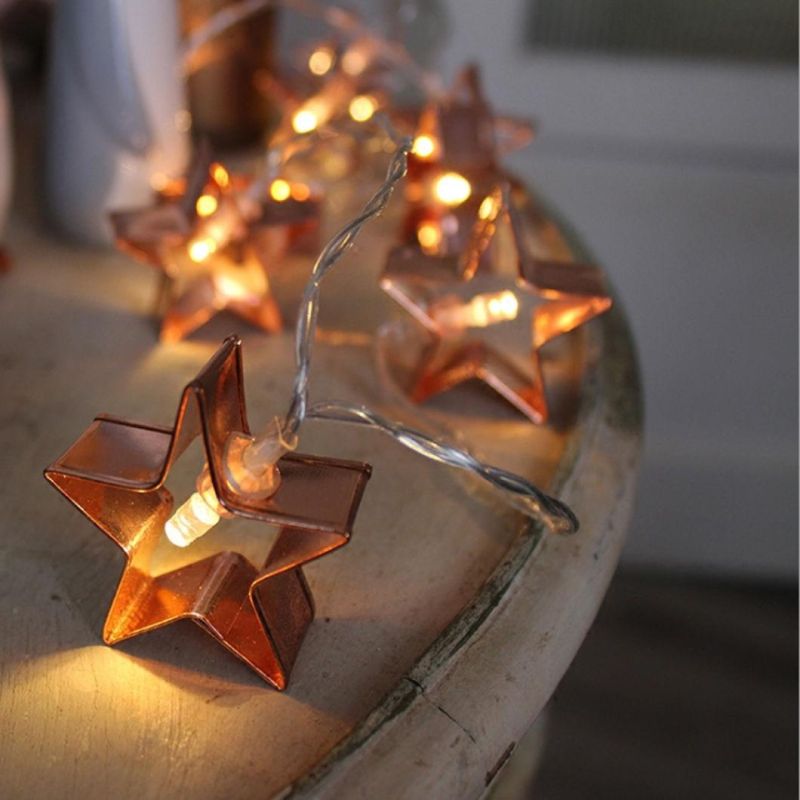 LED Flash Colour Lamp String Love Star Lamp String Decorate
