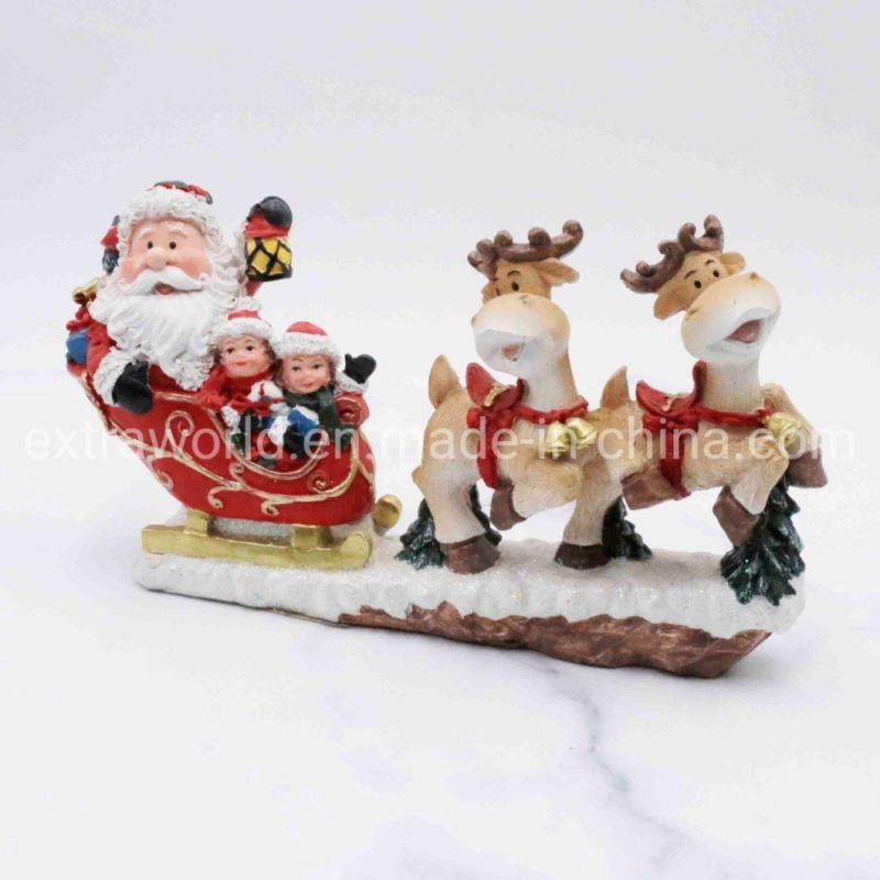 Christmas Decorations Santa′s Xmas Elf Resin Holiday Statue