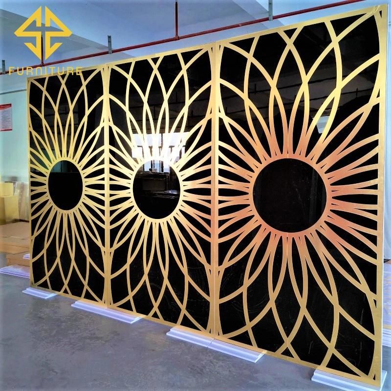 New Arrival PVC Stand Sun Design Wedding Decoration Backdrop Events Party Decor Background Wall