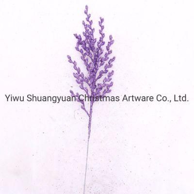 Lively Light Purple Decorative Faux Christmas Tree Branches for Decoration