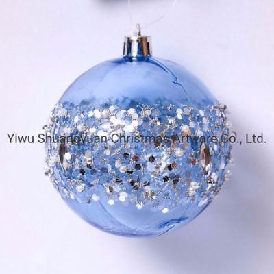 Ice Blue Plastic Christmas Balls Christmas Ornaments Balls Christmas Tree Balls