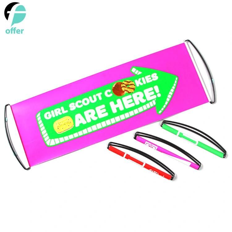 Self-Accepting Banner Hand Flag Suitable for Theme Party Event Decoration