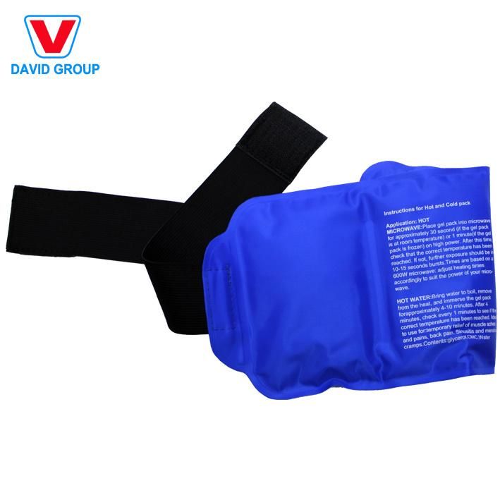 Nylon Reusable Gel Hot Cold Pack Wrap for Neck and Shoulder