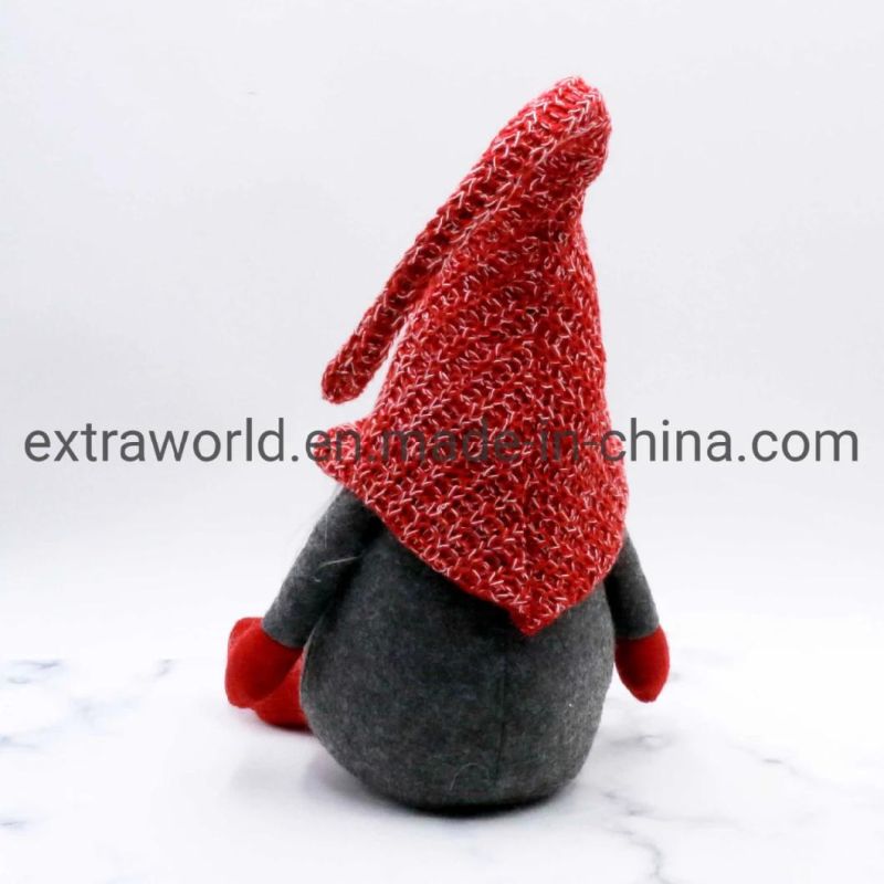 Plush Handmade Holiday Christmas Elf Goblin Perfect Home Decoration Ornaments