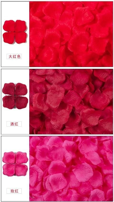Wedding Decoration Wedding Supplies Non-Woven Fabric Wedding Supplies Simulation Artificial Flower Rose Petals Petals