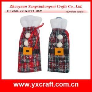 Christmas Decoration (ZY14Y41-3-4 31CM) Christmas Wine Bag