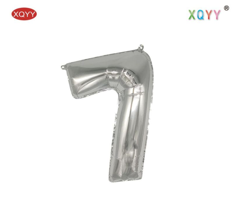 Romantic Numerical Balloons Birthday Foil Balloons Advertising Balloon