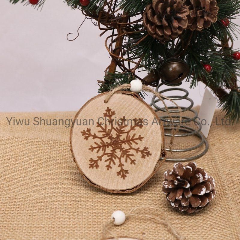 2021 New Design High Sales Christmas Hanging Wooden for Holiday Wedding Party Decoration Supplies Hook Ornament Craft Gifts