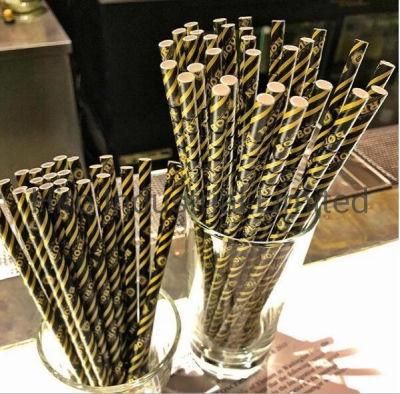 Eco-Friendly Biodegradable Paper Straw with Colorful for Drinking or Wedding Party Decoration Straws