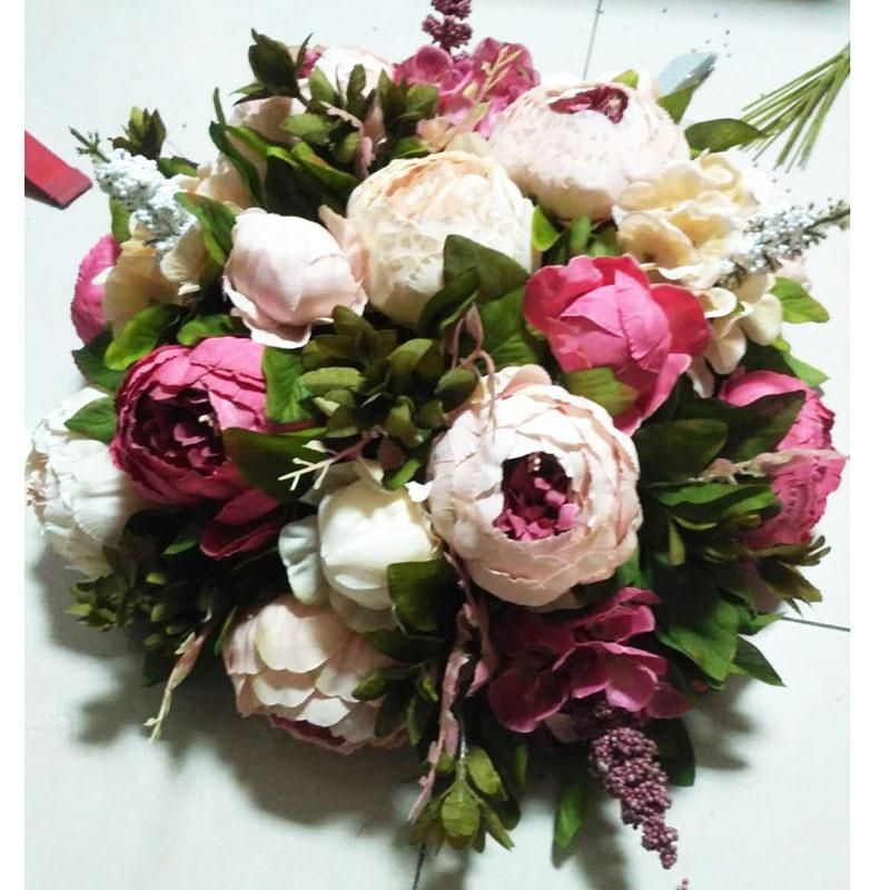 Customize Artificilal Flower Arrangement for Wedding Flower Decor