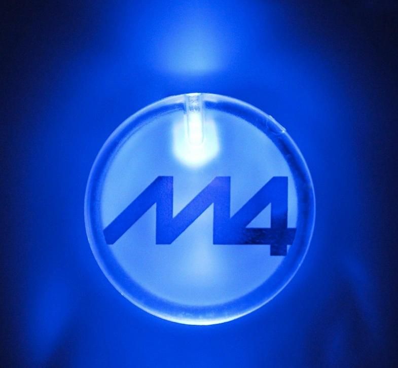 LED Lighting Plastic Name Badge Glowing ID Tag