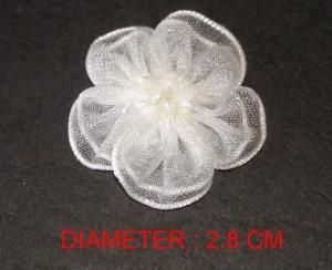 Garment Accessories Multicolour Color Organza Flower Gifts and Crafts Artificial Flower