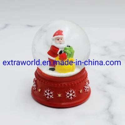 Wholesale Snow Globe Christmas Tree Decorations Balls, Resin Water Snowball
