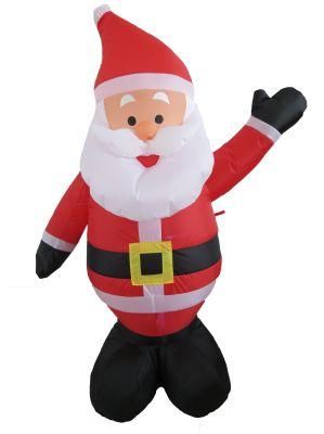 4 Feet Height Christmas LED Blow up Giant Inflatable Santa Clausoutdoor Decoration