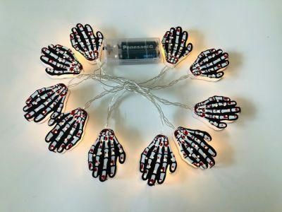 Halloween Battery Operated LED Skeleton String Light