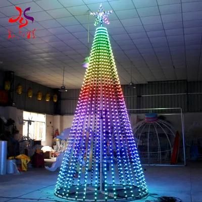 Programming Christmas Tree for Festival Decoration Outdoor