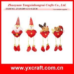 Christmas Decoration (ZY14Y289-1-2-3-4) Red Heart Christmas Poly Cotton Fabric