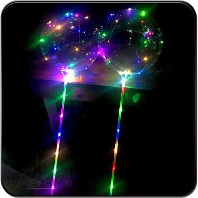 Decoration LED Light Large Bobo Helium Balloons Floating Party Decoration