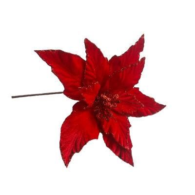 2021 New Product Christmas Items Artificial Flower Christmas Flowers for Decoration