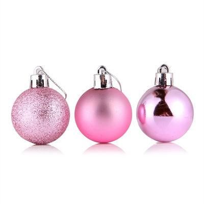 Wholesale Shiny Plastic Christmas Bauble for Christmas Decorations