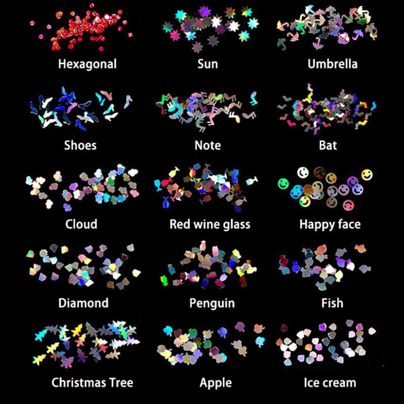 Cosmetic Usage Irregular Sequins Chameleon Glitter Flakes Powder Makeup Glitter Eyeshadow
