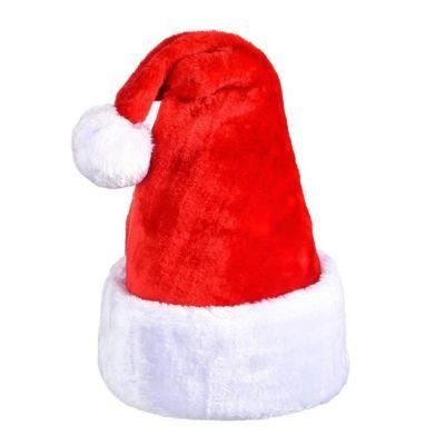 Wholesale Custom Fashion Design Christmas Beanie Santa Hat with Polyester for Children or Adult