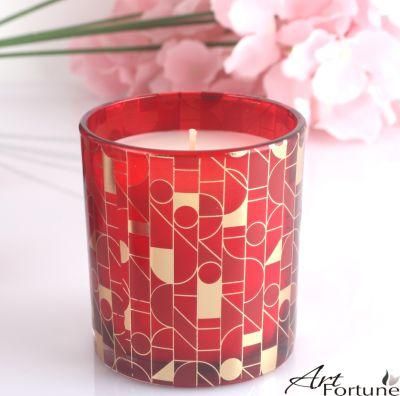 Hot Festive Red Scented Candle Gift for Christmas