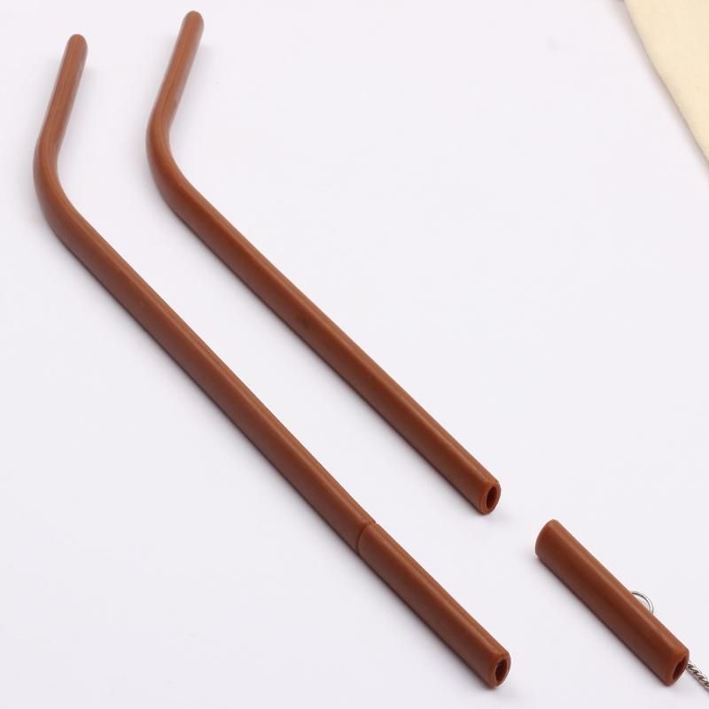 Silicone Coffee Straws BPA Free Reusable Straws, Coffee Straws