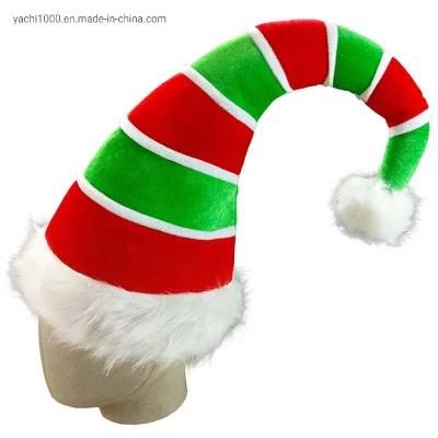 Wholesale Adult Christmas Decoration Hat Plush Christmas Long Elf Hat