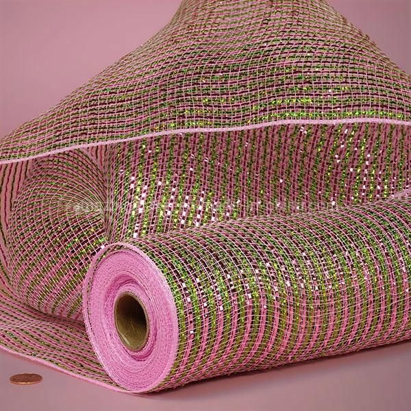 Most Popular Laser Two Color Metallic Deco Mesh (AM-DM018)